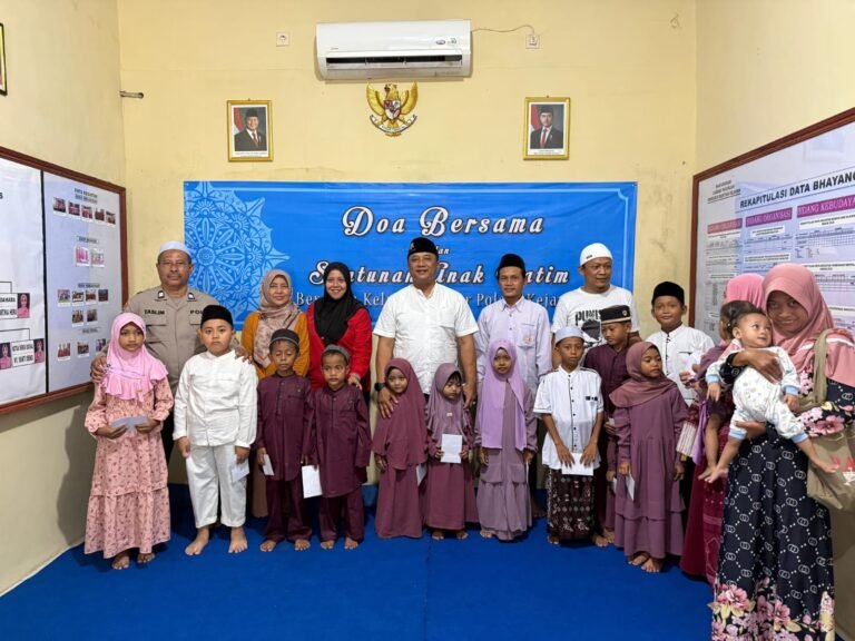Kapolsek Kejayan Gelar Doa Bersama dan Santunan Anak Yatim, Harap Keberkahan dan Kondusivitas Wilayah