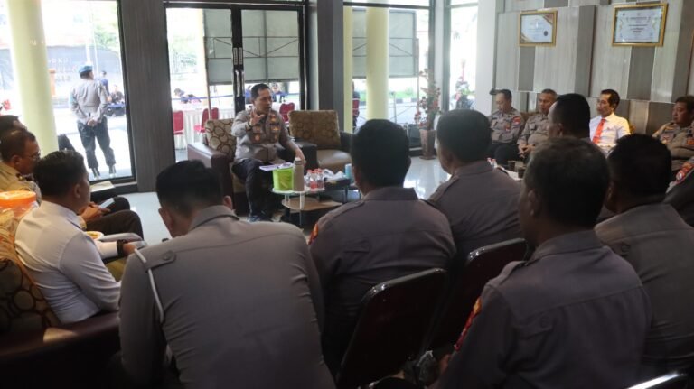 Kapolres Nganjuk Gelar Coffee Morning Bahas Kamtibmas dan Apresiasi Kinerja Jajaran