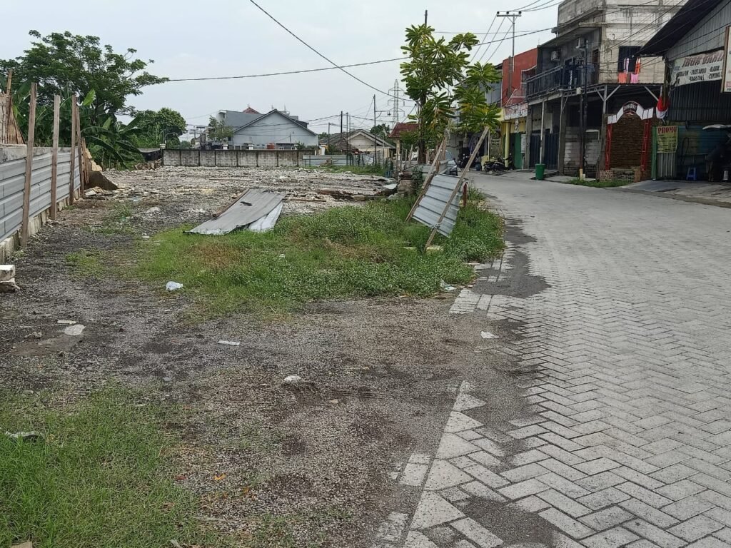 Dijual Lahan SHM 1.119 m2 di Jalan Taruna Makam Desa Wage, Bisa Pembelian Per Petak/Kavling