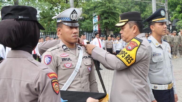 Gelar Pasukan Operasi Zebra Semeru 2025, Kapolres Nganjuk Tekankan Pentingnya Kepatuhan Berlalu Lintas