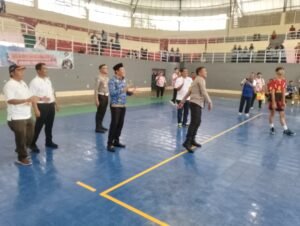 Kapolresta Sidoarjo Buka Resmi Pertandingan Bola Voli dan Voli Pantai Invitasi U- 17 Indoor Paial Bhayangkara Cup Tingkat Nasional