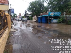 Hujan Tak Kunjung Reda Hingga Malam Terus Berulang di Sidoarjo