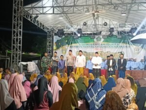 Forkopimka Jabon Hadiri Gebyar Pengajian Umum di Desa Kedung Cangkring Bersama KH Anwar Zahid, Sekaligus Sosialisasi Bahaya Narkoba