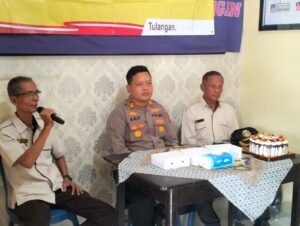 Kapolsek Tulangan Silaturahmi dengan Purnawirawan Polri, Kuatkan Semangat Pengabdian