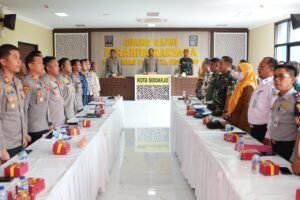 Rakor Lintas Sektoral, Kapolresta Sidoarjo Ajak Stake Holder Terkait Tingkatkan Pelayanan Masyarakat di Operasi Lilin Semeru 2025