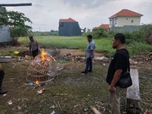 Respon Aduan Warga Adanya Sabung Ayam, Polsek Tulangan Turun Langsung ke Lokasi