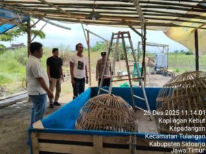 Tindaklanjuti Dumas, Kapolsek Tulangan Pimpin Pembubaran Arena Sabung Ayam