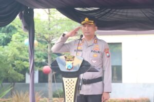 Upacara Hari Kesadaran Nasional, Wakapolresta Sidoarjo Tekankan Profesionalisme Personel