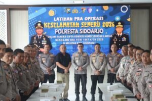 Polresta Sidoarjo Gelar Latpra Ops Keselamatan Semeru 2026