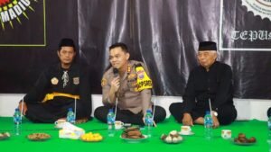 Kapolres Nganjuk Ajak PSHW Tunas Muda Jaga Kerukunan Antarperguruan Silat
