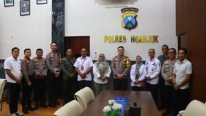 Kapolres Nganjuk–Perhutani Perkuat Sinergi Pengamanan Hutan, Cegah Gukamhut dan Tegakkan Hukum