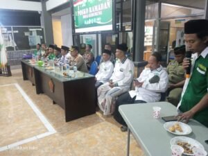 Kapolsek Gedangan Hadiri Safari Ramadhan Ansor, Ajak Warga Jaga Kamtibmas