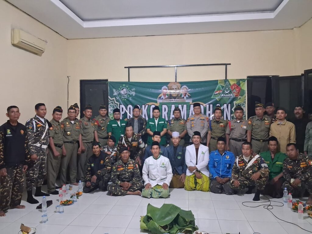 Ciptakan Suasana Kondusif ,Sinergi Polsek Jabon, NU Ansor,Banser dan Toga Dirikan Posko PAM Ramadhan
