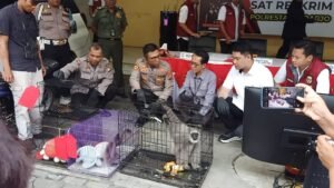 Dibidik Pasar Gelap Eropa! Polresta Sidoarjo Bongkar Perdagangan Satwa Dilindungi