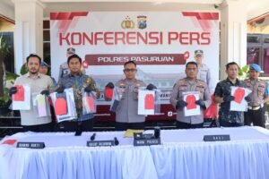 Polres Pasuruan Ungkap Tambang Andesit Ilegal di Purwosari, 5 Orang Ditetapkan Sebagai Tersangka