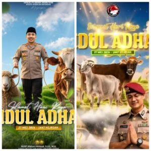 Polres Tanjung Perak dan Satresnarkoba Peringati Idul Adha dengan Penyembelihan Hewan Qurban