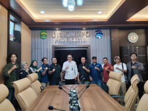 Audiensi dengan Diskominfo, PJI Kaltim Dorong Peningkatan SDM dan UKW Jurnalis