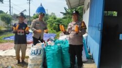 Polsek Tanggulangin Dampingi Gapoktan Randegan Jemur Hasil Panen Jagung untuk Penuhi Standar Kualitas