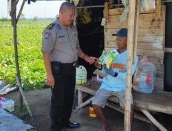 Polsek Tanggulangin Dukung Ketahanan Pangan, Tinjau Lokasi Rencana Tanam Jagung Hibrida di Kedensari
