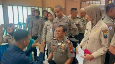 Polresta Sidoarjo Gelar Cek Kesehatan Gratis Anggota Sambut Hari Bhayangkara ke-80