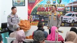 Hari Bhayangkara Ke-80, Polresta Sidoarjo Berikan Layanan Kesehatan Gratis dan Baksos Bagi Difabel