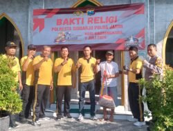 Sambut HUT Bhayangkara ke-80, Polsek Tanggulangin Gelar Bakti Religi dan Salurkan Bantuan ke Mushola Al Mustaqim