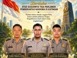 DUKA MENDALAM: Satresnarkoba Polres Pelabuhan Tanjung Perak Sampaikan Penghormatan Terakhir untuk Tiga Pahlawan Bhayangkara yang Gugur di Katingan