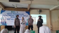 Cegah Perundungan, Polsek Krian Edukasi Bijak Bermedia Sosial kepada Siswa Baru SMPN 2 Krian
