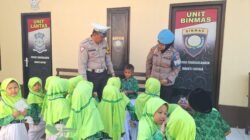 Polsek Tanggulangin Sambut Kunjungan MATSAMA MI Al Hikmah Kalidawir, Kenalkan Profesi Polisi Sejak Dini