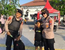 Polwan Presisi Polresta Sidoarjo Masifkan Patroli Kamtibmas bersama Tim Obvit dan K9