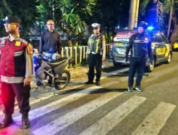 Antisipasi Balap Liar, Polsek Buduran Masifkan Patroli Malam