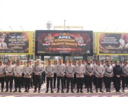 Kapolresta Sidoarjo Pimpin Apel Siaga Kamtibmas, Tekankan Deteksi Dini dan Kesiapsiagaan Personel