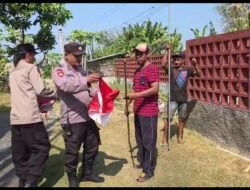 Serentak di Wilayah Sidoarjo, Polresta dan Polsek Jajaran Kobarkan Semangat Merah Putih 