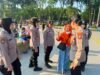 Polwan Polresta Sidoarjo Patroli dan Amankan Car Free Day di Kawasan Alun-Alun