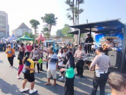 Tidak Hanya Pengamanan, Polresta Sidoarjo Hadirkan Layanan Publik di CFD