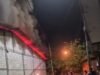 Kebakaran Pabrik Rokok di Kedungcangkring, AKP Nanang Mulyono Sigap Kerahkan Anggota dan Dalami Kerugian