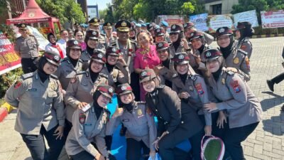 Farewell Parade Pisah Sambut Kapolresta Sidoarjo