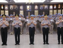 Wakapolri Pimpin Upacara Purna Tugas FPU 7 Minusca, 140 Personel Terima Penghargaan