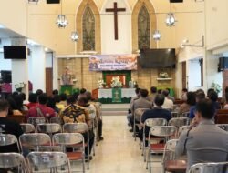 Sidoarjo Akrab Seiman Minggu Kasih Bersama Kapolresta Sidoarjo di GKI