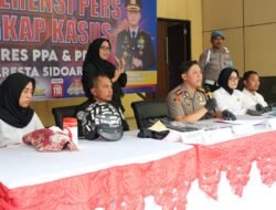 Polresta Sidoarjo Amankan Tiga Tersangka Aksi Kekerasan Anak Bawah Umur di Buduran